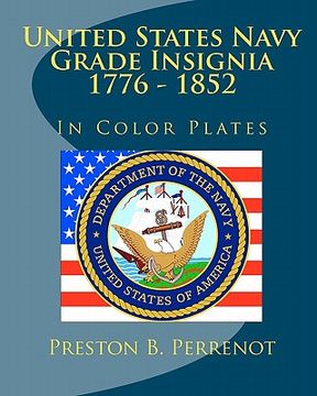 portada united states navy grade insignia 1776 - 1852 (en Inglés)