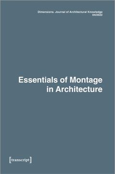 portada Dimensions. Journal of Architectural Knowledge: Vol. 2, no. 4 (en Inglés)