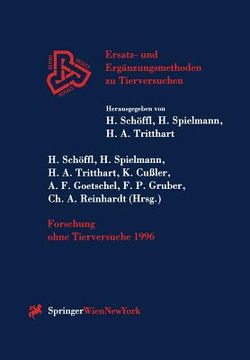 portada Forschung Ohne Tierversuche 1996 (en Alemán)