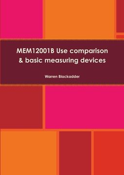 portada MEM12001B Use comparison and basic measuring devices (in English)