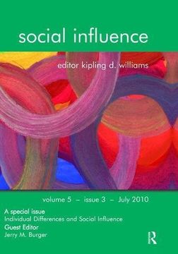 portada Individual Differences and Social Influence (in English)