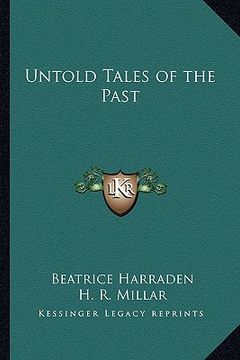 portada untold tales of the past (en Inglés)