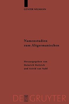 portada Namenstudien zum Altgermanischen (en Alemán)