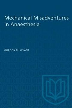portada Mechanical Misadventures in Anaesthesia (in English)