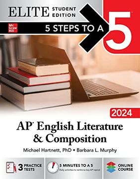 portada 5 Steps to a 5: AP English Literature and Composition 2024 Elite Student Edition (en Inglés)