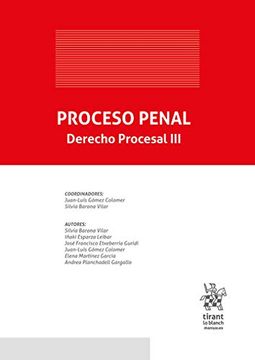 portada Proceso Penal Derecho Procesal iii (Manuales de Derecho Procesal)