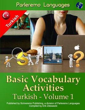 portada Parleremo Languages Basic Vocabulary Activities Turkish - Volume 1 (en Turco)