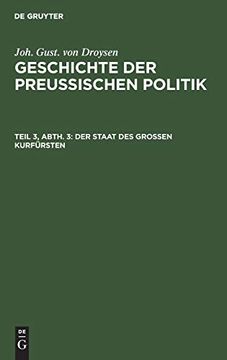portada Der Staat des Grossen Kurfürsten (en Alemán)