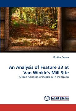 portada an analysis of feature 33 at van winkle's mill site (en Inglés)