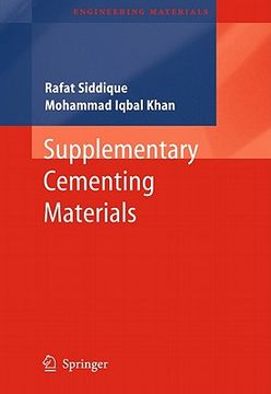 portada supplementary cementing materials (in English)