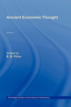portada ancient economic thought (en Inglés)
