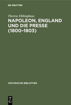 portada Napoleon, England und die Presse (1800-1803) (en Alemán)