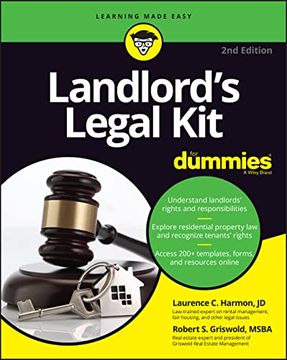 portada Landlord'S Legal kit for Dummies (For Dummies (Business & Personal Finance)) (en Inglés)