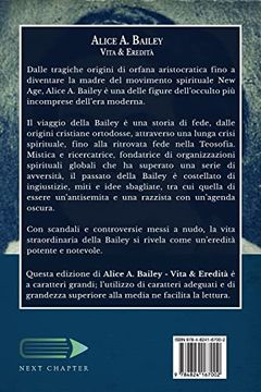 portada Alice a. Bailey - Vita & Eredità (in Italian)