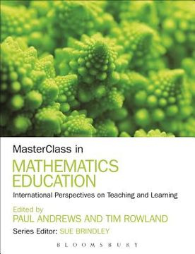 portada MasterClass in Mathematics Education (en Inglés)