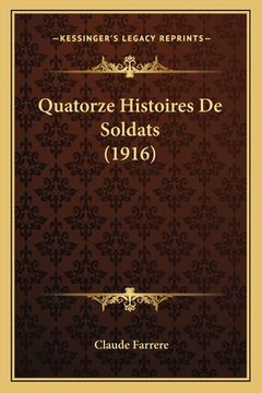 portada Quatorze Histoires De Soldats (1916) (en Francés)
