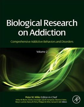 portada biological research on addiction: comprehensive addictive behaviors and disorders, volume 2