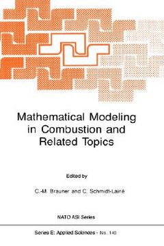 portada mathematical modeling in combustion and related topics (en Inglés)