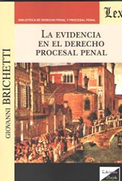 portada La Evidencia en el Derecho Procesal Penal (in Spanish)