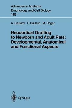 portada neocortical grafting to newborn and adult rats: developmental, anatomical and functional aspects