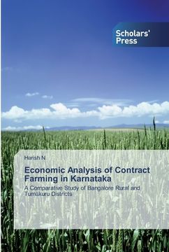 portada Economic Analysis of Contract Farming in Karnataka (en Inglés)