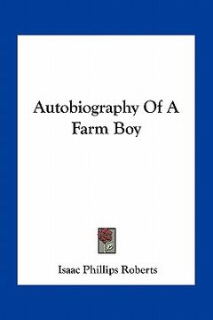 portada autobiography of a farm boy (en Inglés)