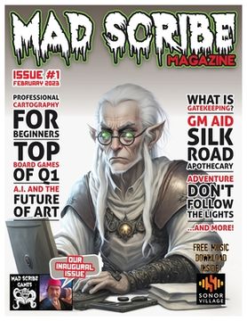 portada Mad Scribe magazine issue #1 (en Inglés)