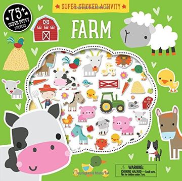 portada Super Sticker Activity: Farm