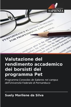 portada Valutazione del rendimento accademico dei borsisti del programma Pet (in Italian)
