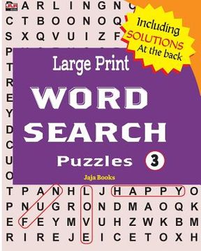 portada Large Print WORD SEARCH Puzzles 3 (en Inglés)