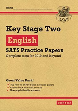 portada New ks2 English Sats Practice Papers: Pack 4 (For the Tests in 2019) (Cgp ks2 Sats Practice Papers) (en Inglés)
