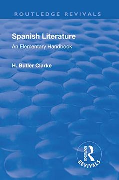 portada Revival: Spanish Literature: An Elementary Handbook (1921): An Elementary Handbook