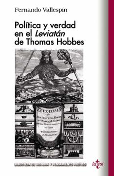 portada Política y Verdad en el Leviatan de Thomas Hobbes