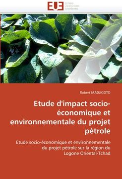 portada Etude D'Impact Socio-Economique Et Environnementale Du Projet Petrole