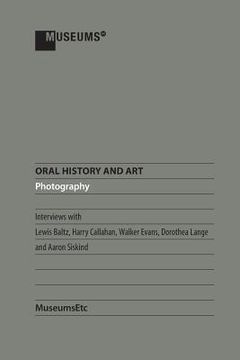 portada Oral History and Art: Photography (en Inglés)