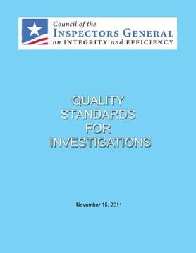 portada Quality Standards for Investigations (in English)