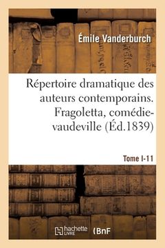 portada Répertoire dramatique des auteurs contemporains. Tome I-11