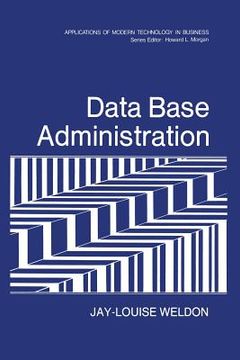 portada Data Base Administration (en Inglés)