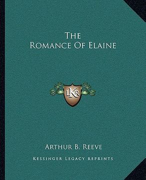 portada the romance of elaine (in English)