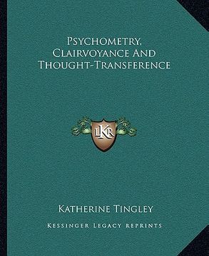 portada psychometry, clairvoyance and thought-transference (in English)