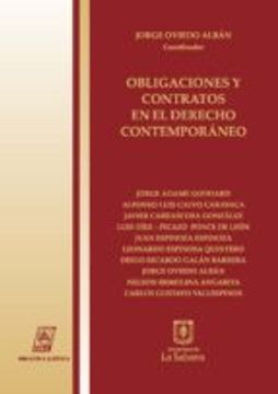 portada Obligaciones Y Contratos En El Derecho Contemporáneo