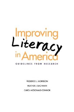 portada Improving Literacy in America: Guidelines from Research (Current Perspectives in Psychology) (en Inglés)