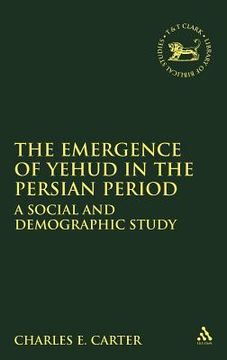portada the emergence of yehud in the persian period (en Inglés)