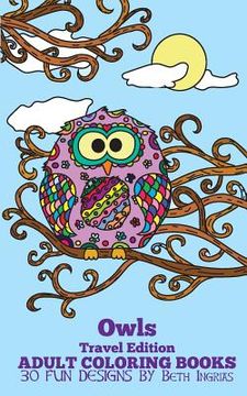 portada Adult Coloring Books: Owls (in English)