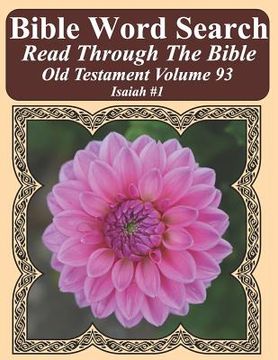 portada Bible Word Search Read Through The Bible Old Testament Volume 93: Isaiah #1 Extra Large Print (en Inglés)