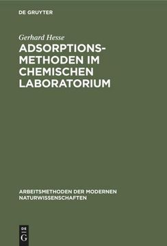portada Adsorptionsmethoden im Chemischen Laboratorium (en Alemán)