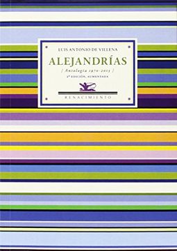 portada Alejandrías. Antología (1970-2013) (Antologías) (in Spanish)