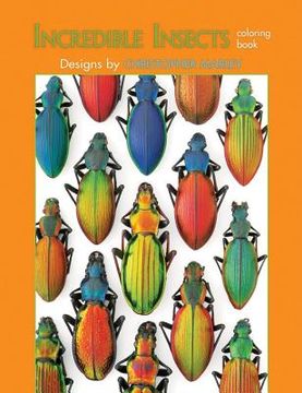 portada incredible insects coloring book