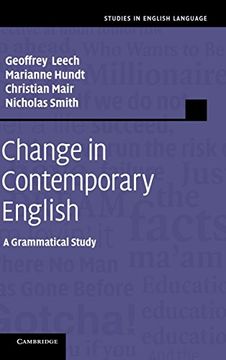 portada Change in Contemporary English Hardback (Studies in English Language) (en Inglés)