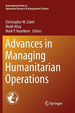 portada Advances in Managing Humanitarian Operations (en Inglés)